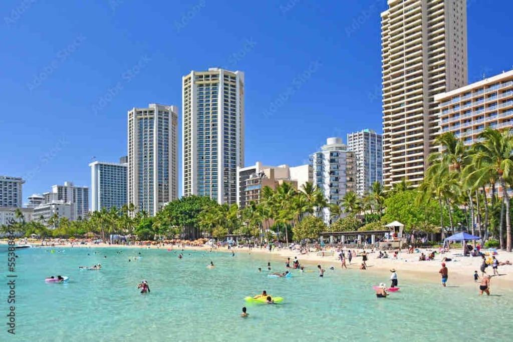 Seashore Waikiki Studio 1 Block From A Beach No Resort Fees Хонолулу Екстериор снимка